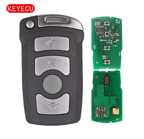 Keyecu Smart Remote Key Fob 4 Button 868MHz ID7944 Chip For BMW CAS1 7