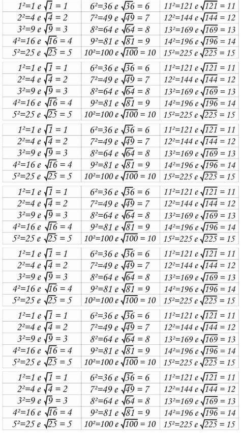 Bingo De Pot Ncia E Raiz Matem Tica