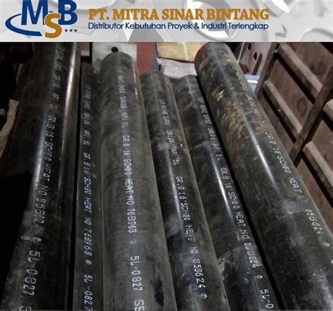 Pipa Seamless Pipa Seamless Carbon Steel A Grade B Pt Mitra