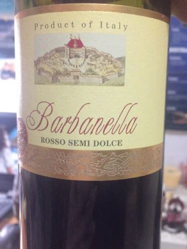 Colli Vicentini Barbanella Rosso Semi Dolce Vivino Us