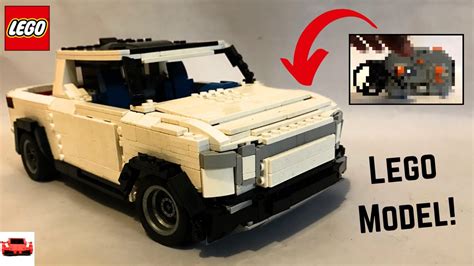 Lego Electric Rivian R1t Truck And Its Motorized Youtube