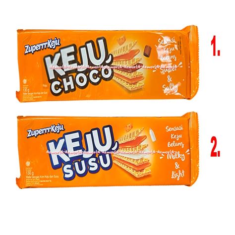 Jual Zuperrrkeju Keju Choco Gr Keju Susu Wafer Keju Coklat Cokelat