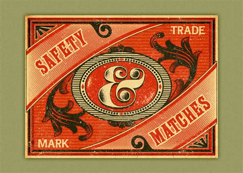 Vintage Matchbox Labels on Behance