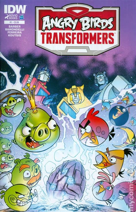 Angry Birds Transformers 2014 Idw Comic Books