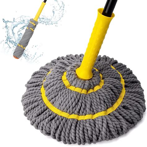 Self Wringing Twist Mop Wet Mop For Floor Cleaning With 57