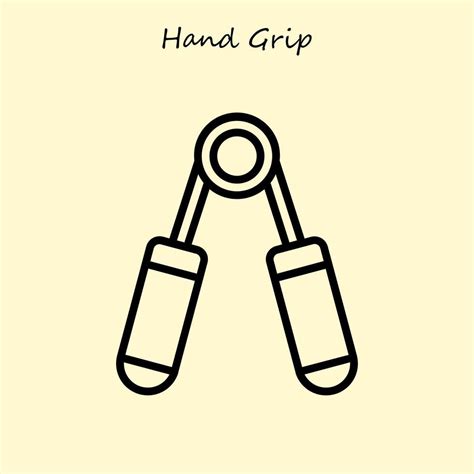 Hand Grip Simple Icon Vector Art At Vecteezy