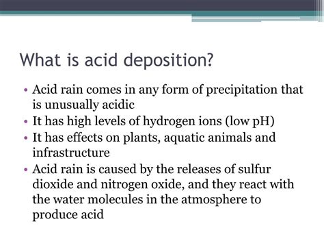 PPT - Acid Deposition PowerPoint Presentation, free download - ID:1587207