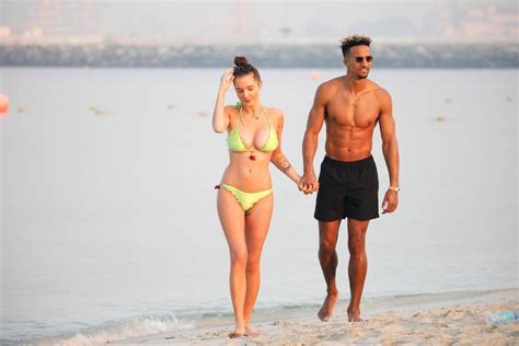 HELEN FLANAGAN In Bikini At A Beach In Dubai HawtCelebs