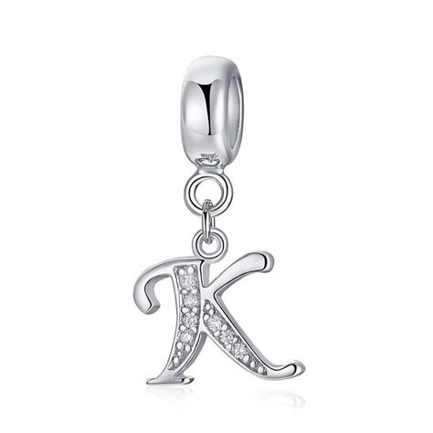 Srebro S925 Charms ZAWIESZKA Litera K NA Pandora 13333292074 Allegro Pl