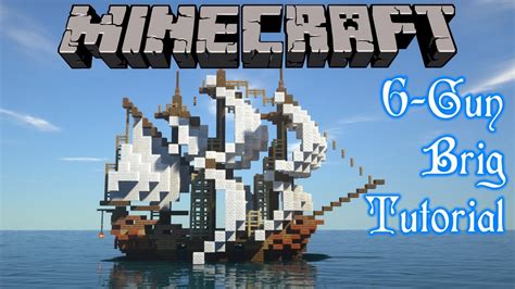 Minecraft Tutorial How To Make A Gun Brig Youtube