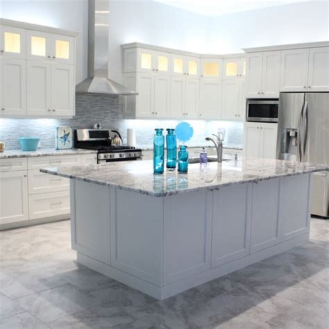 White Marble Tile Floor Kitchen – Flooring Ideas