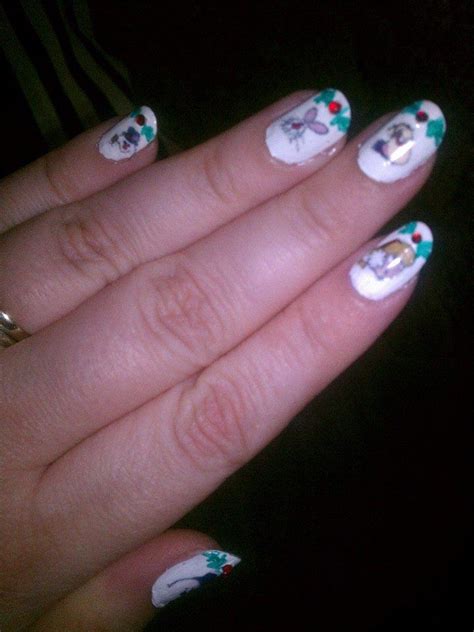 Frosty the Snowman Nails (decals) | Snowman nails, Nail decals, Nails