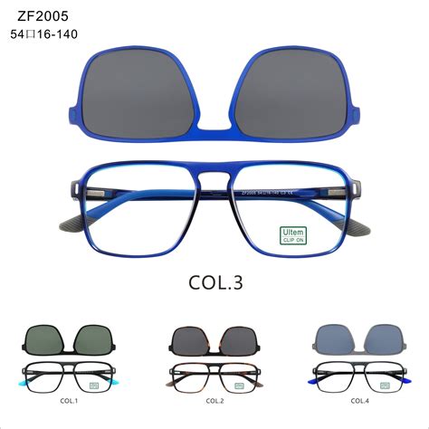 High Quality Oem Ultem Clip On Eyeglasses Optical Frames With Patented