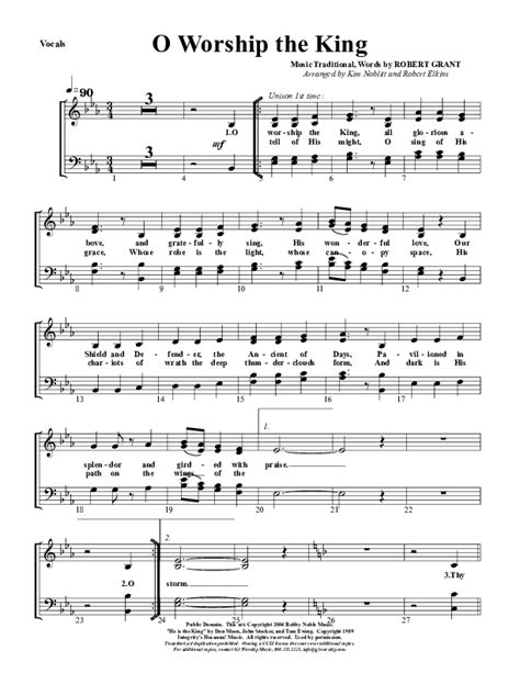 O Worship The King Chords PDF G3 Worship PraiseCharts