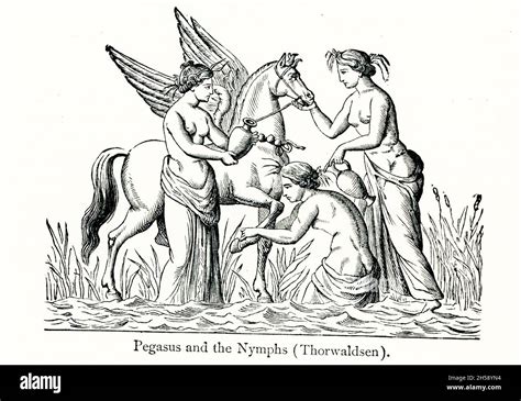 Secondo La Mitologia Greca L Eroe Bellerophon Con L Aiuto Del Cavallo