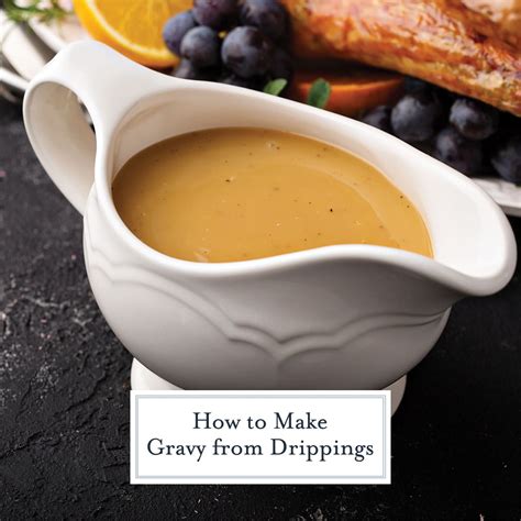 How to Make Gravy from Drippings - For Chicken, Pork, Turkey or Beef!