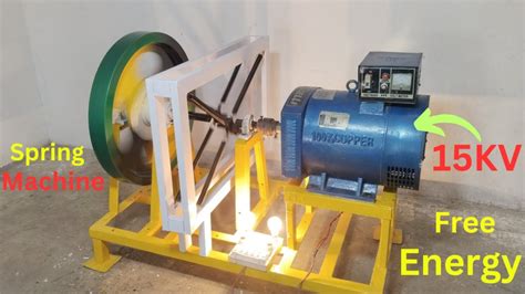 From 0 To 15 KW In 7 Days How I Built A Spring Flywheel Free Energy