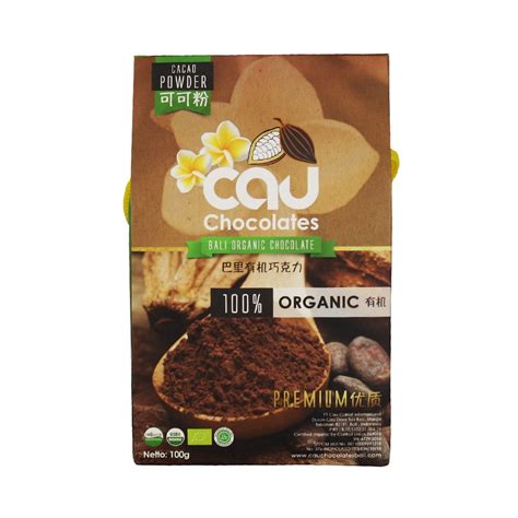 Jual CAU CHOCOLATES Cacao Powder Organic Bubuk Coklat Organik 100