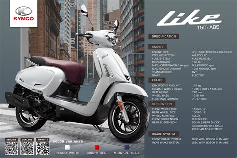 Like 150i ABS|Kymco Philippines