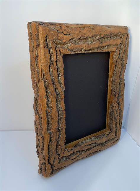 Poplar Bark Picture Frame Etsy