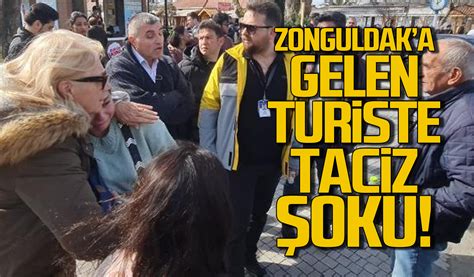 Zonguldak a gelen turiste taciz şoku