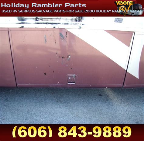 Rv Exterior Body Panels Used Rv Surplus Salvage Parts For Sale 2000 Holiday Rambler Vacationer