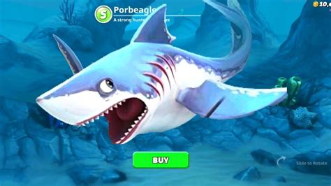 Hungry Shark World Porbeagle Shark Unluck Strongest Shark Walkthrough