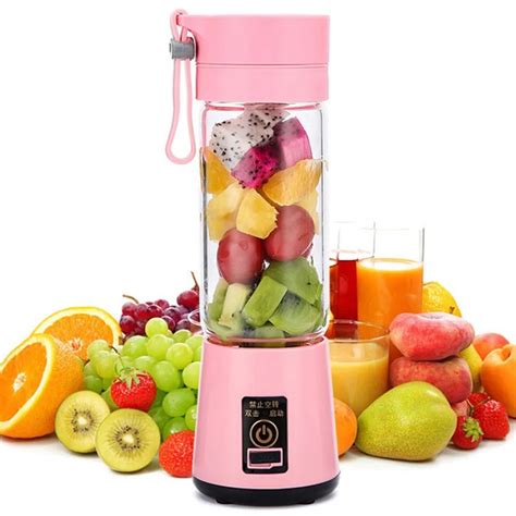 Ml Blades Portable Electric Fruit Juicer Home Usb Rechargeable