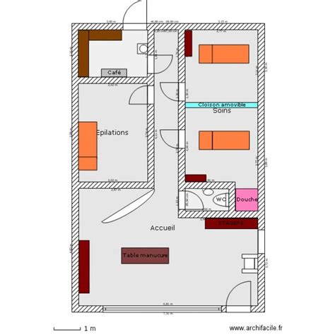 Institut De Beaut Plan Pi Ces M Dessin Par Nala Institut