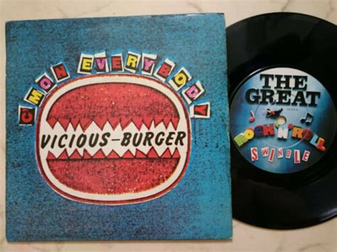 Sex Pistols Vicious Burger C Mon Everybody Megarare Uk Track Ep