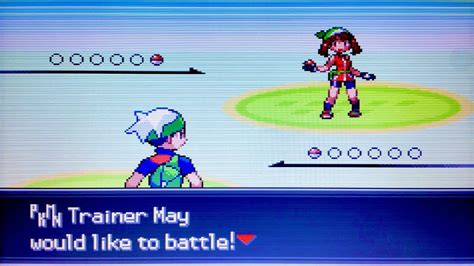 Pokémon Unova Emerald Beta 1 1 0 VS PKMN Trainer May 1st Battle