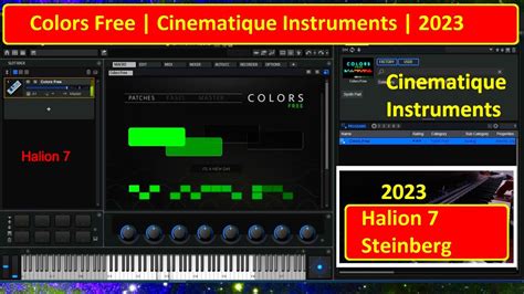 Steinberg Halion 7 Colors Free Cinematique Instruments 2023 All