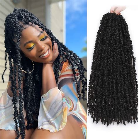 Buy Zrq Butterfly Locs Crochet Hair Inch Distressed Faux Locs Pre