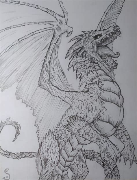 Undead Dragon Sketch By Crystalsully On Deviantart Artofit