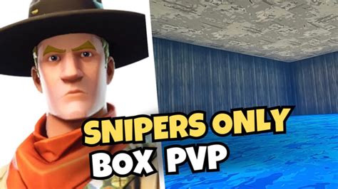 Snipers Only Box Pvp 1775 6058 6312 By Superpumped Fortnite Creative Map Code Fortnite Gg