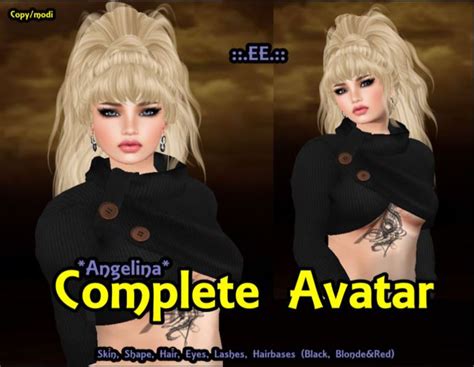 Second Life Marketplace Ee Complete Avatar Angelina