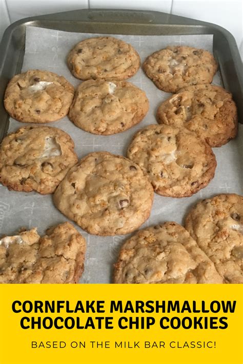 Cornflake Marshmallow Chocolate Chip Cookies Cornflake Cookies Recipe