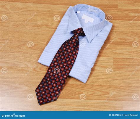 Blue dress shirt with tie. stock photo. Image of knot - 9237206