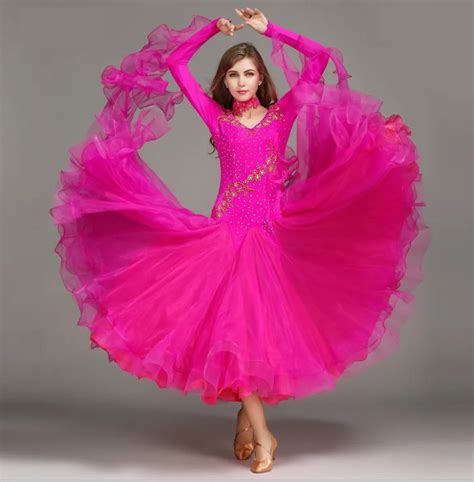 Aliexpress.com : Buy 6 colors sequins ballroom waltz dresses for ...