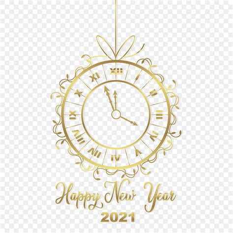 Feliz Año Nuevo Vector Reloj De Pared PNG Reloj De Mesa Rico