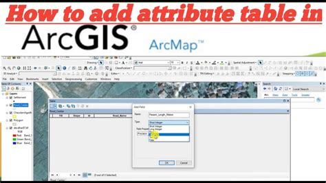 How To Add Field Attribute Table In ArcGIS Map YouTube