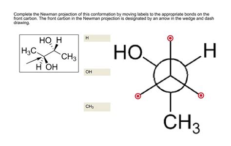 Solved Complete The Newman Projection Of This Conformation