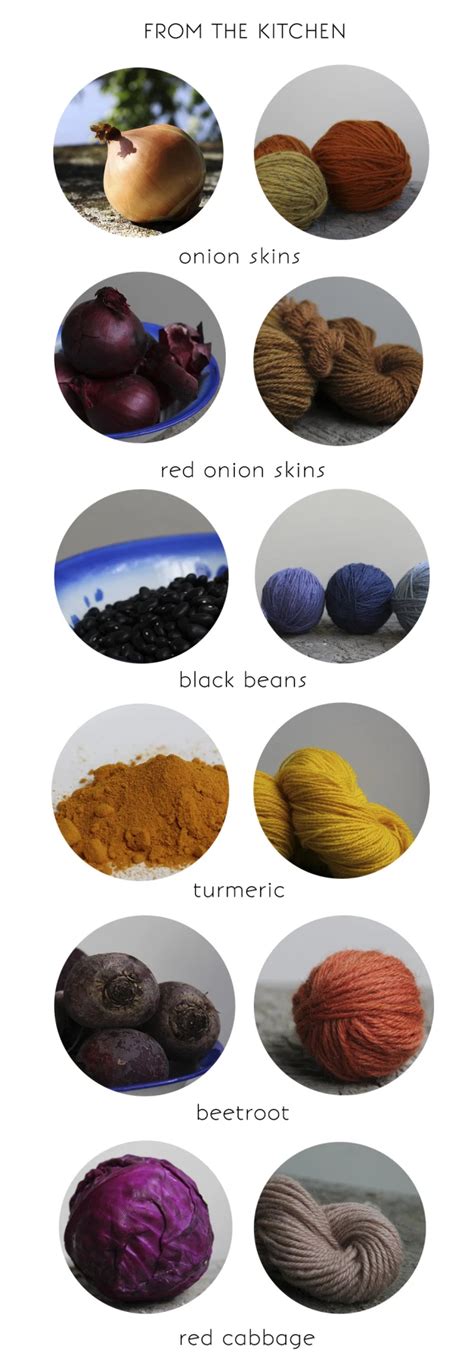 Natural dyeing colours from the supermarket – Artofit