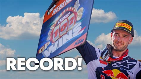 Jeffrey Herlings Breaks The All Time Grand Prix Wins Record Behind