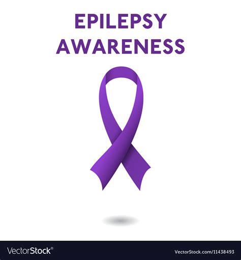 Epilepsy ribbon background Royalty Free Vector Image