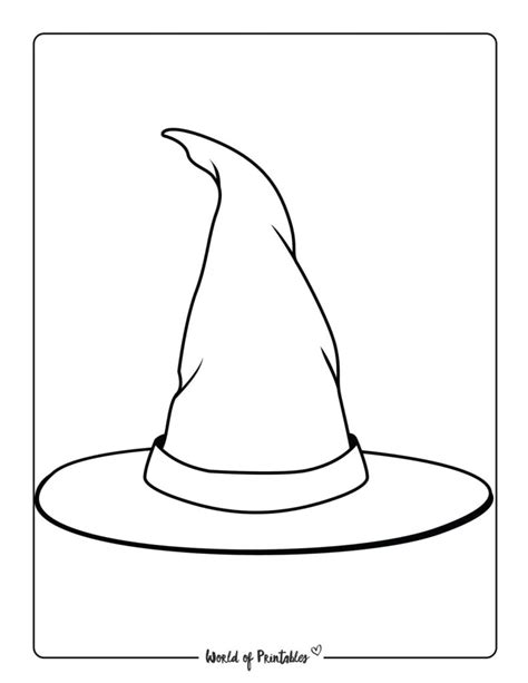 Witch Hat Printables World Of Printables