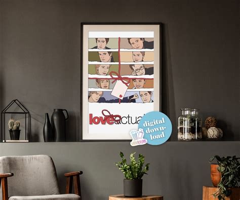 Love Actually Printable Movie Poster Download 2000s Art - Etsy