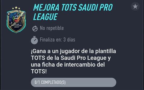 La Solución Más Barata Del Sbc Mejora Tots Saudí Pro League