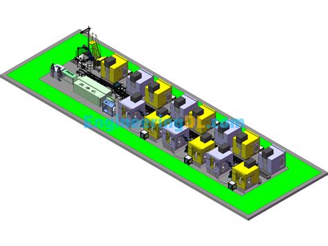 CNC Automation Workshop Layout SolidWorks - Mechanical Engineering ...