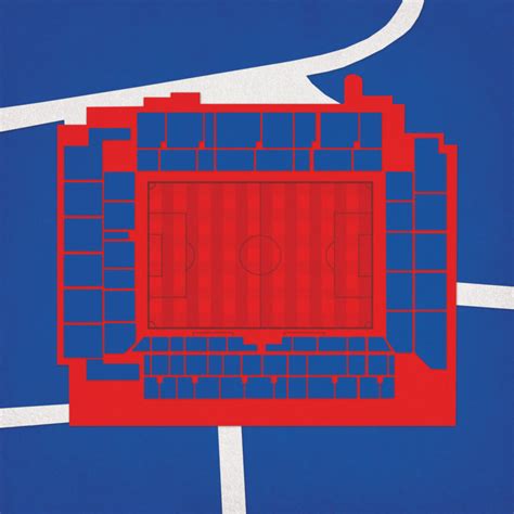 Loftus Road Map Art by City Prints - The Map Shop